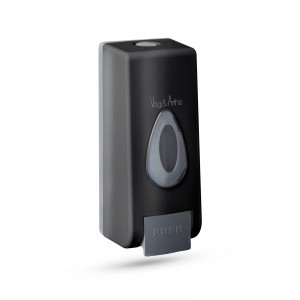 Dozator manual de săpun lichid Vog und Arths - 350 ml, de perete - negru - Img 4
