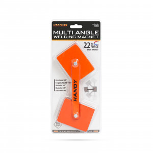 HANDY - Magnet de fixare dublu, articulat, pentru sudură - reglabil 360° - 22 kgf / magnet - Img 5