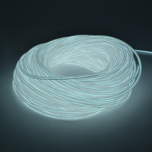 Kit fir luminos el wire pentru tuning roti bicicleta, lungime 4 m, invertoare incluse culoare alb - Img 7
