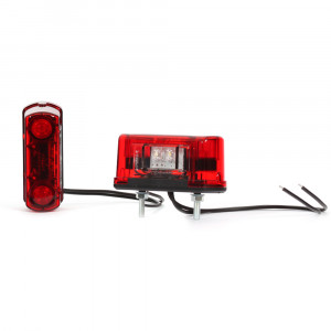 LAMPA LED ILUMINARE NUMAR CU POZITIE 245 W53, 12V-24V WAS - Img 2