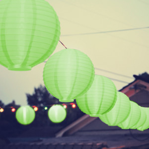 Lampion LED - Verde - 2 x AAA - Img 1