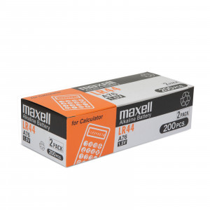 Maxell - Baterie tip buton LR44 Alkaline • 1,5V - Img 4