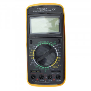 Multimetru digital 9v, display lcd, 32 pozitii, oprire automata, cablu de masurare - Img 3