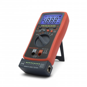 Multimetru digital automat, cu tester cablu - Img 1