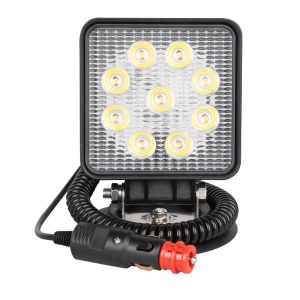 PROIECTOR DE LUCRU CU LED. PATRAT. LUMINA CONCENTRATA. BAZA MAGNETICA - Img 4