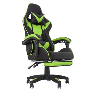 Scaun ergonomic gaming, spatar rabatabil, suport lombar, suport retractabil picioare, tetiera, inaltime reglabila 122-130 cm - Img 4