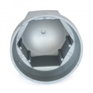 SET 10 BUCATI CAPAC PLASTIC PENTRU PREZON ROATA 33' GRI 41 MM - Img 3