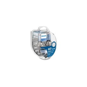SET 2 BECURI FAR H7/W5W PX26D 55W 12V WHITE VISION ULTRA PHILIPS - Img 6