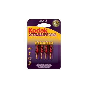 Set 4 baterii r3 aaa kodak, alcaline, 1.5v - Img 1