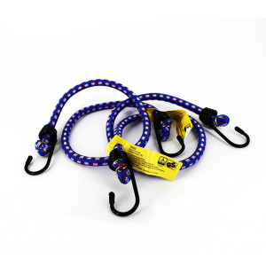 Set de 2 cordeline de fixare elastice, 60 cm - Img 2