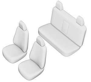 SET HUSE SCAUN BMW SERIA 3 (E90) 2005-2011 (BANCHETA CU COTIERA) - Img 2