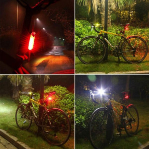 Stop pentru bicicleta, 15 led-uri, alimentare 2 baterii cr2032, 2 moduri iluminare - Img 2