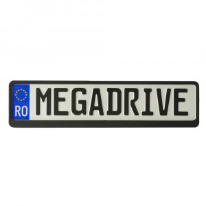 SUPORT NUMAR INMATRICULARE MEGA DRIVE RIGLETA TIP 1 SET 2 BUC - Img 2