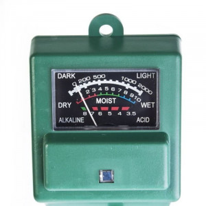 Tester pentru sol 3 in 1, ph, umiditate, lumina, 2 sonde, inaltime 29.3 cm - Img 3