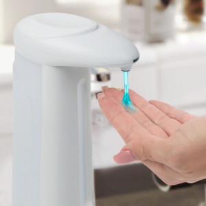 Vog und Arths - Dozator automat de săpun lichid - 360 ml - stand alone, cu baterie - alb - Img 2