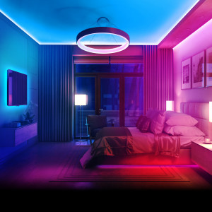 Banda LED RGB - "MagicControl" - 5 m - peste 100 de programe, telecomandă tactilă - IP65 - Img 2