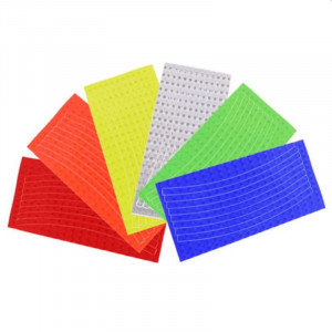 Banda reflectorizanta autoadeziva, pentru biciclete, 20.5x0.8 cm, siguranta si vizibilitate culoare produs galben - Img 3