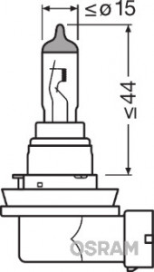 BEC 12V H8 35 W ORIGINAL BLISTER 1 BUC OSRAM - Img 3