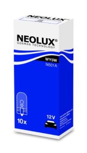 BEC FARA SOCLU 12V WY5W W2.1X9.5D SET 10 BUC NEOLUX - Img 1