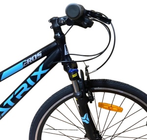 Bicicleta dama 700c hibrid, munte, oras, 21 viteze shimano, v-brake, cadru 17 inch aluminiu - Img 8