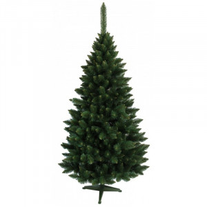 Brad de craciun artificial pin himalaya 180 cm, cu aspect real de conifer, suport inclus - Img 1