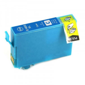 Cartus inkjet compatibil 603xl, bk/c/y/m pentru epson, capacitate mare culoare cyan