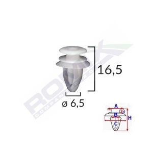 CLIPS CAPAC OGLINDA PENTRU OPEL SET 10 BUC - Img 2