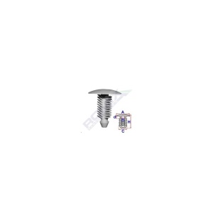 CLIPS DE TAVAN PENTRU FIAT SET 10 BUC - Img 3