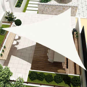 Copertina parasolar, protectie uv, multifunctionala, impermeabila, hdpe densitate 180g/mp, 4x4x4 m - Img 2