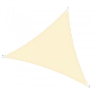 Copertina parasolar triunghiulara, inele prindere, 3x3x3 m, impermeabila 180g/mp - Img 4