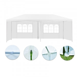 Cort gradina 3x6 m, cadru din otel, pavilion impermeabil, ferestre laterale - Img 2