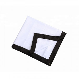 Ecran de proiectie 120 inch 16:9 textil, manual, portabil, fixare perete - Img 12