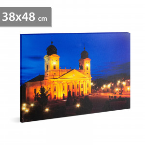 FAMILY POUND - Tablou cu LED - "Debretin", 2 x AA, 38 x 48 cm - Img 1