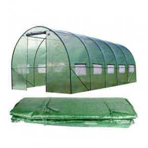 Folie protectie pentru solar de gradina, 8x3x2m, 10 ferestre, pe 140g/mp, filtru protectie uv - Img 4