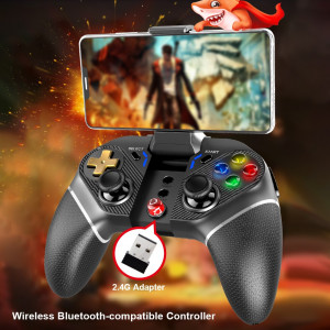 Gamepad wireless, ps3/pc/android/ios, turbo, suport smartphone latime 8 cm - Img 4