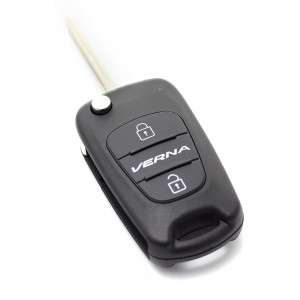Hyundai Verna - Carcasa cheie tip briceag, 2 butoane - Img 6