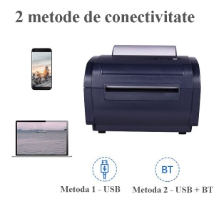 Imprimanta termica portabila awb-uri 110 mm, usb, lan, wifi, windows/android/ios, viteza 160mm/s - Img 5