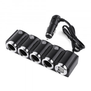 INCARCATOR AUTO PNI LIGHTER 04 CU 4 IESIRI BRICHETA 12V/24V SI 2 IESIRI USB (1A), INDICATOR LED - Img 4