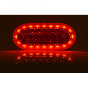 LAMPA GABARIT LED 1387 W197, 12V-24V, POZITIE ROSU WAS - Img 9