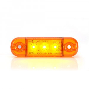 LAMPA GABARIT LED 708 W97.1, 12V-24V, POZITIE PORTOCALIU WAS - Img 3