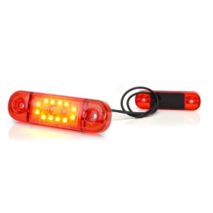 LAMPA GABARIT LED 715 W97.3, 12V-24V, POZITIE ROSU WAS - Img 21