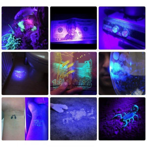 Lanterna 51 led-uri uv 380 nm - Img 6