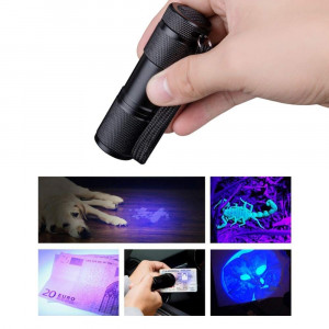 Lanterna profesionala uv 365 nm 9 led-uri - Img 13