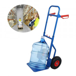 Liza pentru transport, sarcina maxima 80 kg, inaltime ajustabila, 79-114 cm, cadru otel - Img 5