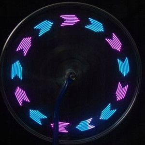 Lumini spite bicicleta, led rgb, 12 modele luminoase, senzor miscare, baterii cr2032 - Img 13