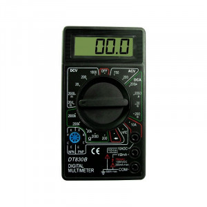 Multimetru digital profesional, lcd, 9v, 19 scale masura, negru - Img 2