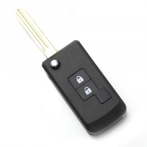 Nissan - Carcasa cheie tip briceag 2+1 butoane, model patrat (modificat) - Img 1