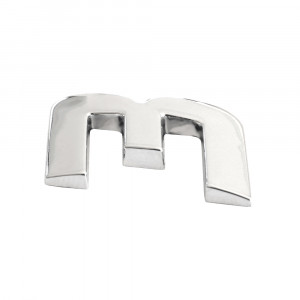 ORNAMENT AUTO 3D. CIFRA 3. 26 MM. CROMAT - Img 2