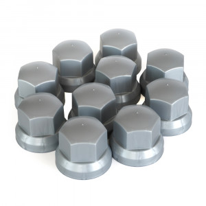 SET 10 BUCATI CAPAC PLASTIC PENTRU PREZON ROATA 33' GRI 41 MM - Img 4