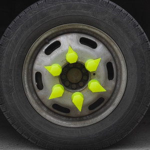 SET 10 BUCATI CAPAC PLASTIC PENTRU PREZON ROATA CU INDICATOR 33' NEON - Img 6